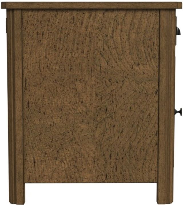 Null Furniture Bedford Hewn Oak Charging Chairside Cabinet-1