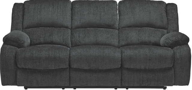 Signature Design by Ashley® Draycoll Slate Manual Reclining Sofa-1