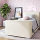 TOV Furniture Madison Cream Twin Velvet Bed-4