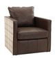 Best® Home Furnishings Field & Stream Home Heidi Leather Dark Brown Swivel Glider Chair-0