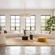 TOV Furniture Fickle 5-Piece Cream Modular Sectional-1