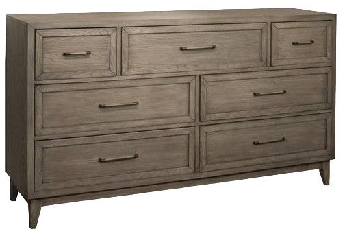 Riverside Furniture Vogue Gray Wash 7-Drawer Dresser-0