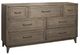 Riverside Furniture Vogue Gray Wash 7-Drawer Dresser-0