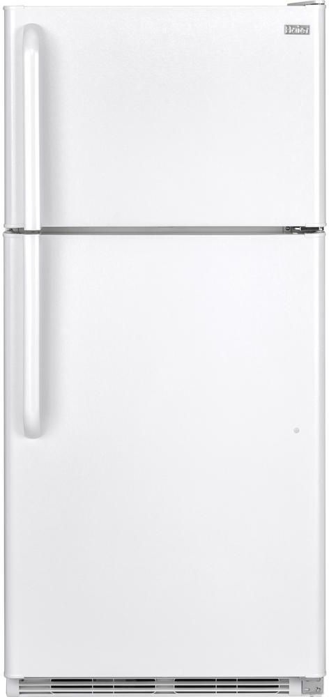 Haier 18.1 Cu. Ft. Top Freezer Refrigerator-White | Ace Appliance