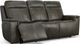 Flexsteel® Odell Grey Power Reclining Sofa with Power Headrests and Lumbar-2