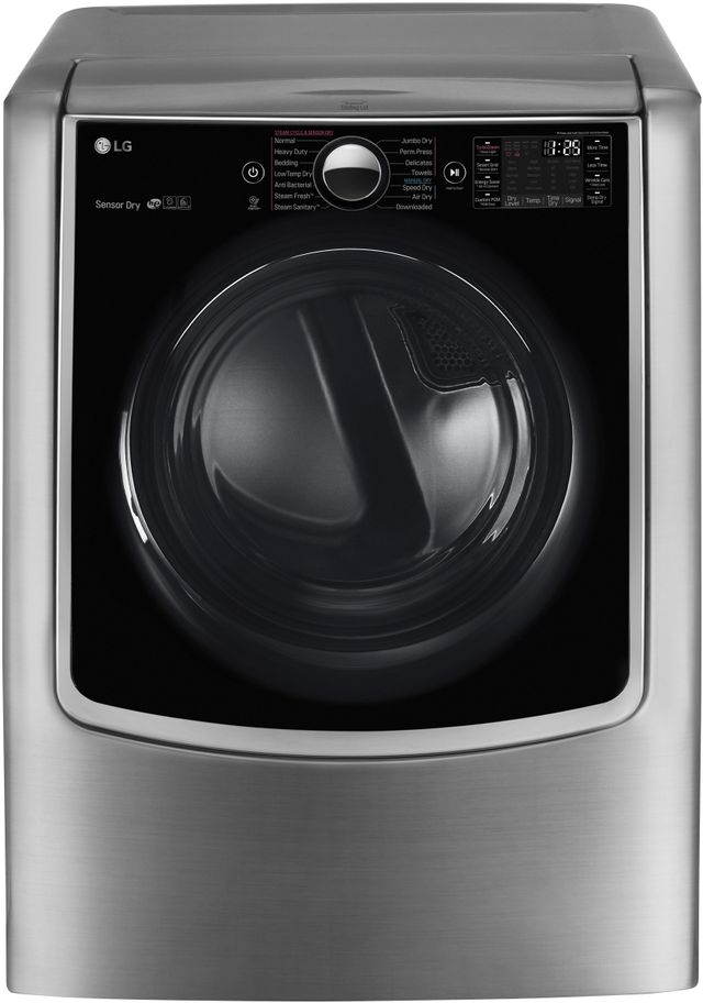LG 9.0 Cu. Ft. Graphite Steel Front Load Electric Dryer-0