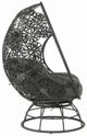 ACME Furniture Hikre 2-Piece Black/Charcoal Metal/Wicker Outdoor Conversation Set-4