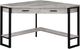 Monarch Specialties Inc. 42"L Grey Reclaimed Wood Corner Computer Desk-0