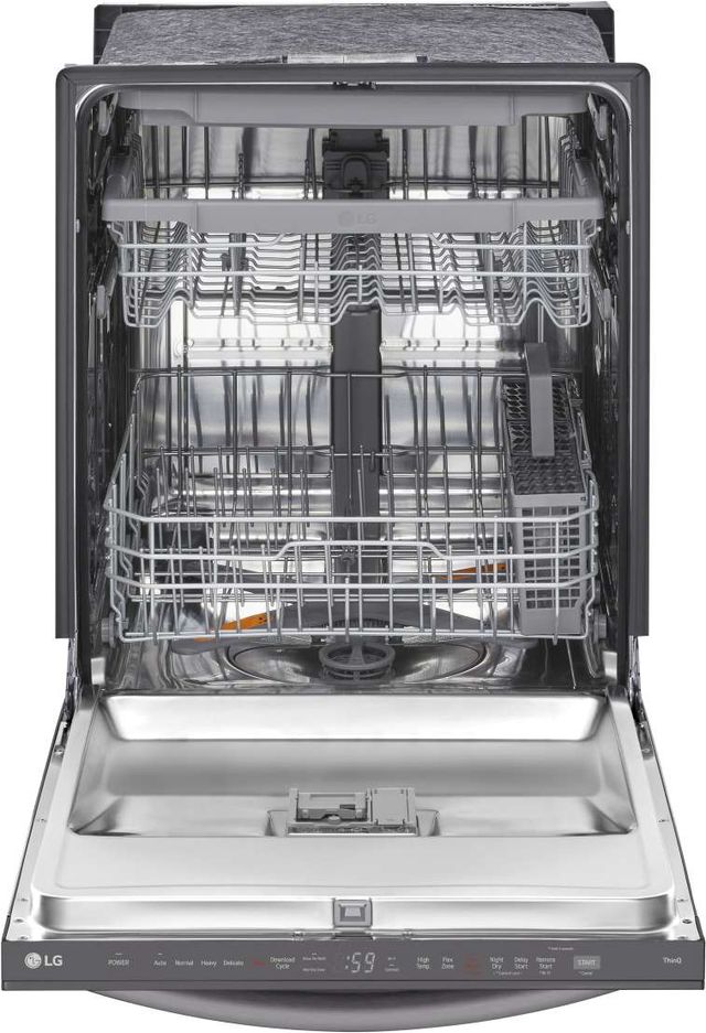 LG 24" Black Stainless Steel Top Control Built In Dishwasher-1