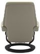 Stressless® by Ekornes® Customizable Sunrise Medium Manual Recliner and Ottoman with Classic Base-4