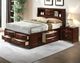 ACME Furniture Ireland Espresso Eastern King Bookcase Bed-4