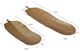 A & B Home Angelo 2-Piece Gold Long Leaf Tray Set-4