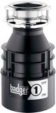 InSinkErator® Badger® 1 0.75 HP Continuous Feed Black Garbage Disposal-5