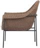 Four Hands Suerte Arashi Salt/Faux Dark Hyacinth Acrylic/Polyethylene Outdoor Chair -2