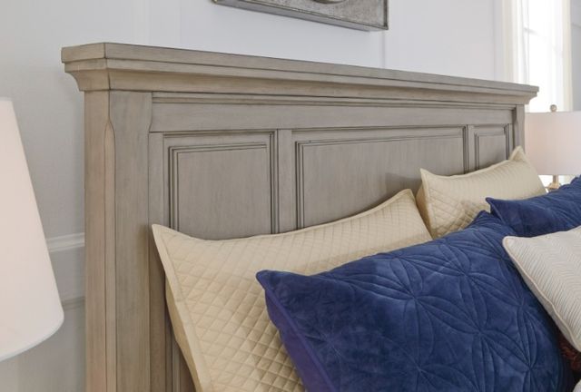 Signature Design by Ashley® Lettner Light Gray King Storage Panel Bed-1