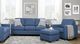 Decor-Rest® Furniture LTD 2855 94" Blue Sofa-1