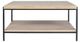 Moe's Home Collection Mila Natural Coffee Table with Black Metal Frame -0