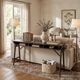 Sunny Designs™ Americana Coffee Bean Console Table with USB Power Pack-1