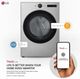 LG Graphite Steel Front Load Washer & Gas Dryer Laundry Pair-4