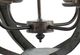 A & B Home Malin Gray Iron Vintage 4-Light Chandelier-5
