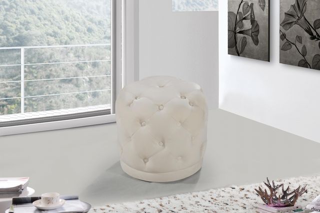 Meridian Furniture Harper Cream Stool-3