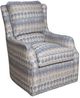 King Hickory Customizable Writer Fabric Swivel Glider-0