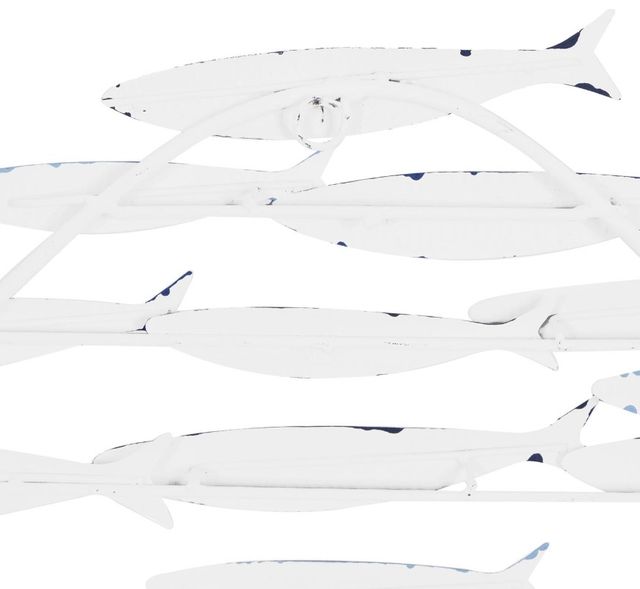 Deco Marche Blue Fish Wall Decor-1