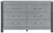 Global Furniture USA Logan 4-Piece Silver Full Bedroom Set-3