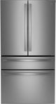 GE Profile™ 36 in. 23.2 Cu. Ft. Fingerprint Resistant Stainless Counter Depth French Door Refrigerator-0