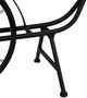 A & B Home Black/White Bicycle Plant Stand-4