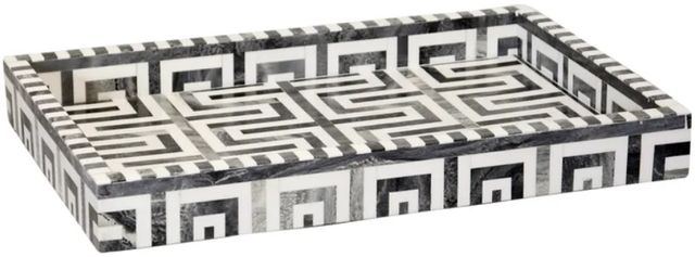 Stylecraft Dann Foley Lifestyles Gray Geo Tray-0
