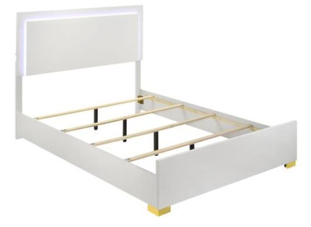 Coaster® Marceline White Full Panel Bed-1