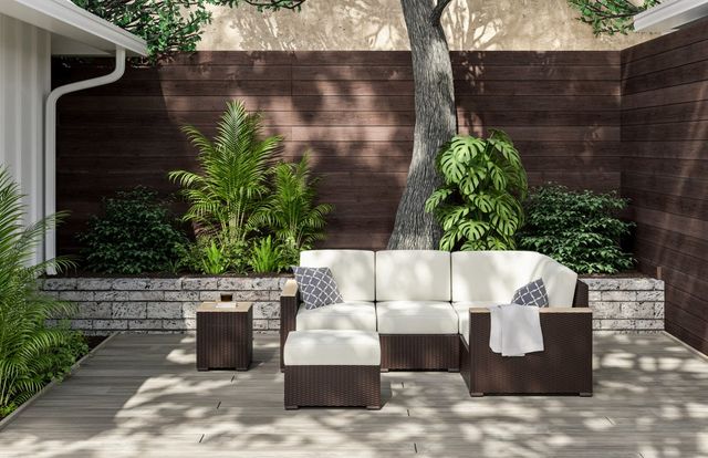 homestyles® Palm Springs 3-Piece Brown Sectional Set-1