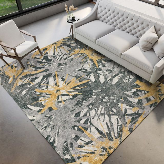 Dalyn™ Rug Company Brisbane BR6 Gold 5'x8' Area Rug-4
