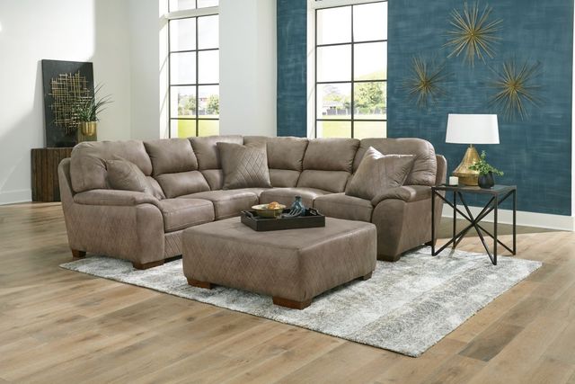 Jackson Furniture Royce Taupe Cocktail Ottoman-1