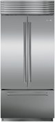 Sub-Zero® 21.0 Cu. Ft. Stainless Steel Built In French Door Refrigerator-0