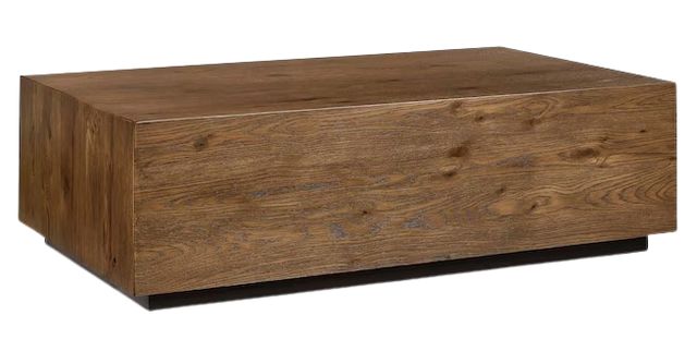 Bassett® Furniture Cascade Boardwalk Oak Square Cocktail Table-0