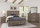 Vaughan-Bassett Yellowstone Dapple Gray King Storage Panel Bed-2