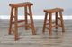 Sunny Designs™ Sedona Rustic Oak 30" Saddle Seat Stool-3