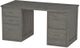 Crate Designs™ Furniture Graphite Lacquer Top Desk-0
