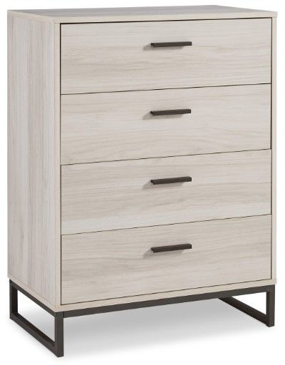 Signature Design by Ashley® Socalle 5-Piece Natural Twin Platform Bed Set-3