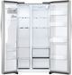 LG 36" 26.6 Cu. Ft. PrintProof™ Stainless Steel Side-by-Side Refrigerator with Ice & Water Dispenser-1