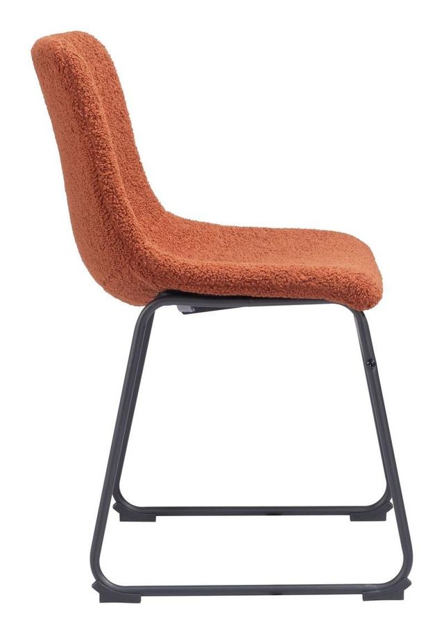 Zuo® Modern Smart Burnt Orange Dining Chair-2