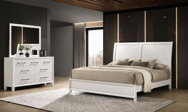 New Classic® Home Furnishings Ballard 3-Piece White Youth Twin Panel Bedroom Set-1