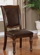 Furniture of America® Alpena 2-Piece Brown Cherry/Espresso Dining Side Chair Set-1
