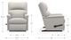 La-Z-Boy® Collage Bark Manual Rocking Recliner-2