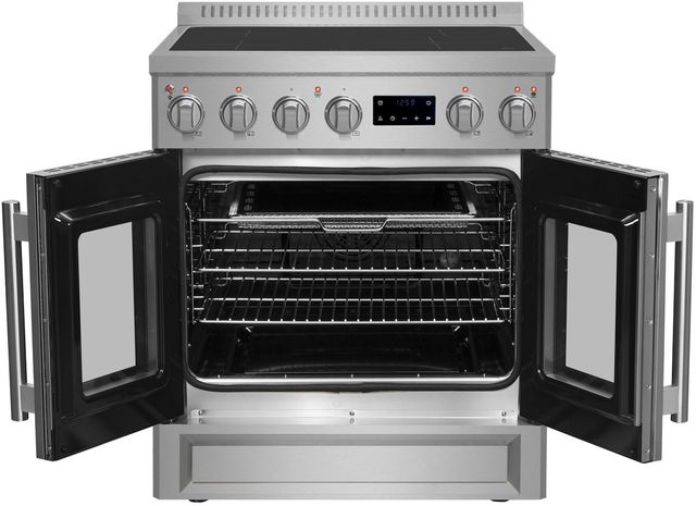 FORNO® Torino 30" Stainless Steel Pro Style Induction Range-1