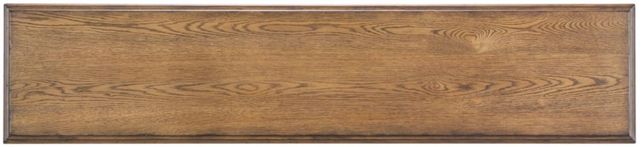 Legacy Classic Vintage Market Barnwood Oak Console Table with Mallard Green Base-1