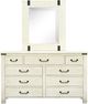 Magnussen Home® Chesters Mill Alabaster/Aged Iron Drawer Dresser-2