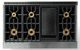 Viking® 7 Series 48" Slate Blue Pro Style Natural Gas Range with 12" Reversible Griddle-4